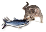 Flippity Fish Motion Activated Interactive Realistic Look Cat Toy - Rechargeable