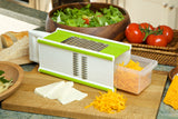 Grate 4 - 4 Sided Box Grater and Slicer Set with storage container