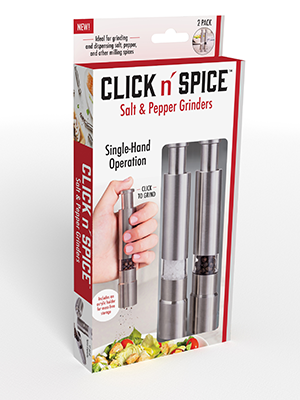 Click n' Spice™ Salt & Pepper Grinders