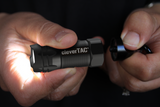 CleverTAC™ KeyLight - Mini Tactical EDC Flashlight -3 light modes with carabiner