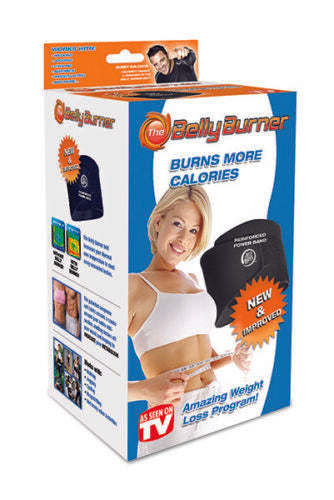 Belly Burner Weight Loss Belt, Black, One-Size Fits All : : Sports  & Outdoors