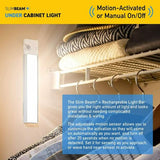 Sensor Brite Slim Beam Plus Motion Activated Under Cabinet Light - Rechargeable